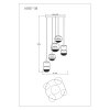 Globo Severin Hanglamp LED Zwart, 1-licht