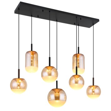 Globo Severin Hanglamp LED Zwart, 1-licht