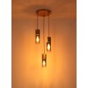 Globo Annika Hanglamp Bruin, 3-lichts