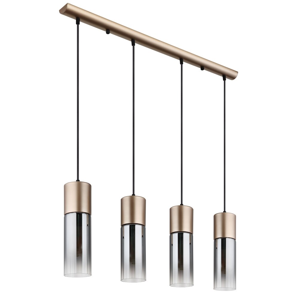 Globo Annika Hanglamp Bruin, 4-lichts