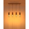 Globo Annika Hanglamp Bruin, 4-lichts