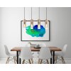 Globo Annika Hanglamp Bruin, 4-lichts