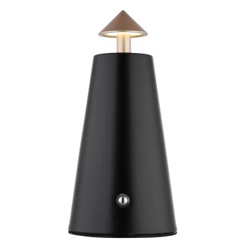 Globo Liva Tafellamp LED Zwart, 1-licht