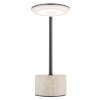 Globo Laurena Tafellamp LED Chroom, Grijs, Zwart, 1-licht