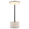 Globo Laurena Tafellamp LED Chroom, Grijs, Zwart, 1-licht