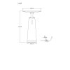 Globo Travertin Tafellamp LED Grijs, 1-licht