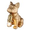 Globo Dogo Tafellamp Goud, 1-licht