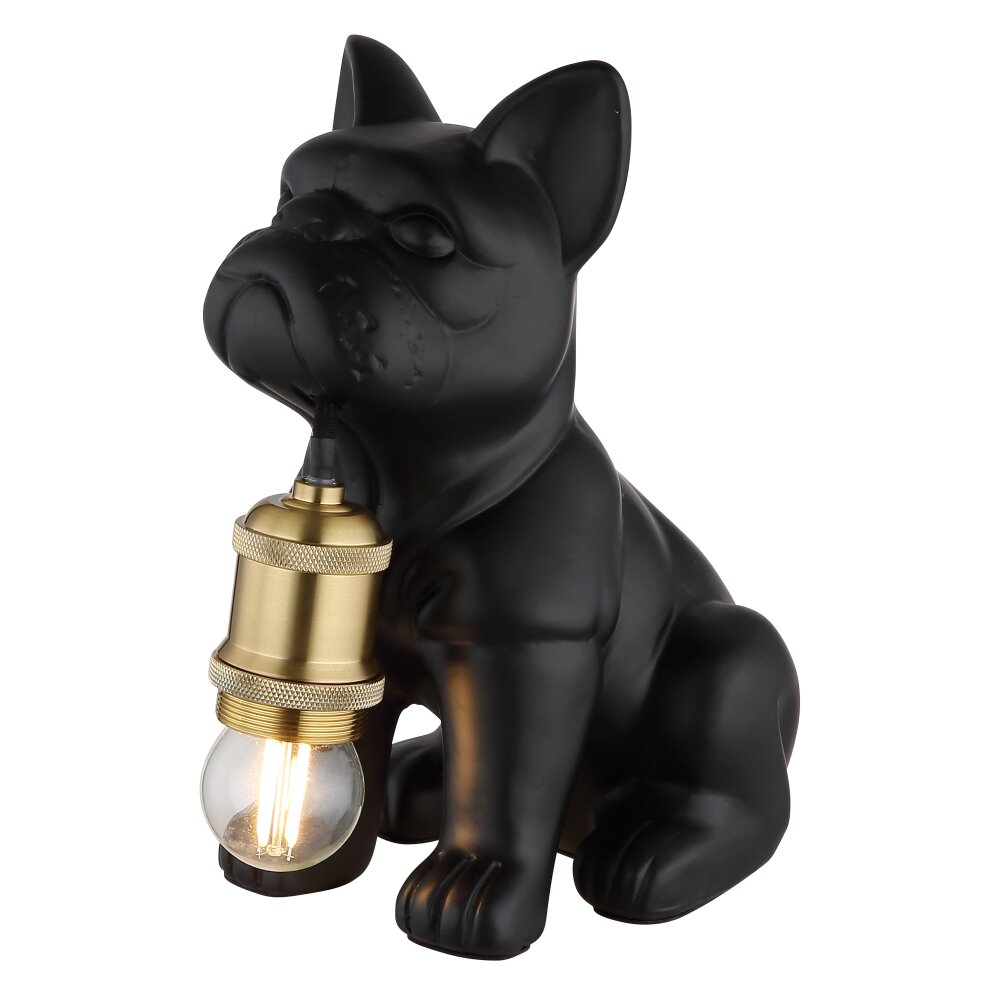 Globo Dogo Tafellamp Zwart, 1-licht main product photo