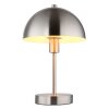 Paddestoel lamp  Globo Atoma Tafellamp Nikkel mat, 1-licht