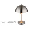 Paddestoel lamp  Globo Atoma Tafellamp Nikkel mat, 1-licht