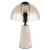 Paddestoel lamp  Globo Lars Tafellamp Grijs, 1-licht