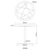 Globo Bryon Staande lamp LED Zwart, 1-licht