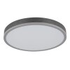 Globo Doro Plafondlamp LED Grijs, Zilver, 1-licht, Afstandsbediening