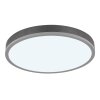 Globo Doro Plafondlamp LED Grijs, Zilver, 1-licht, Afstandsbediening