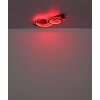 Globo Jayden Plafondlamp LED Grijs, Zwart, 1-licht, Afstandsbediening, Kleurwisselaar
