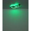 Globo Jayden Plafondlamp LED Grijs, Zwart, 1-licht, Afstandsbediening, Kleurwisselaar