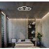 Globo Jayden Plafondlamp LED Grijs, Zwart, 1-licht, Afstandsbediening, Kleurwisselaar