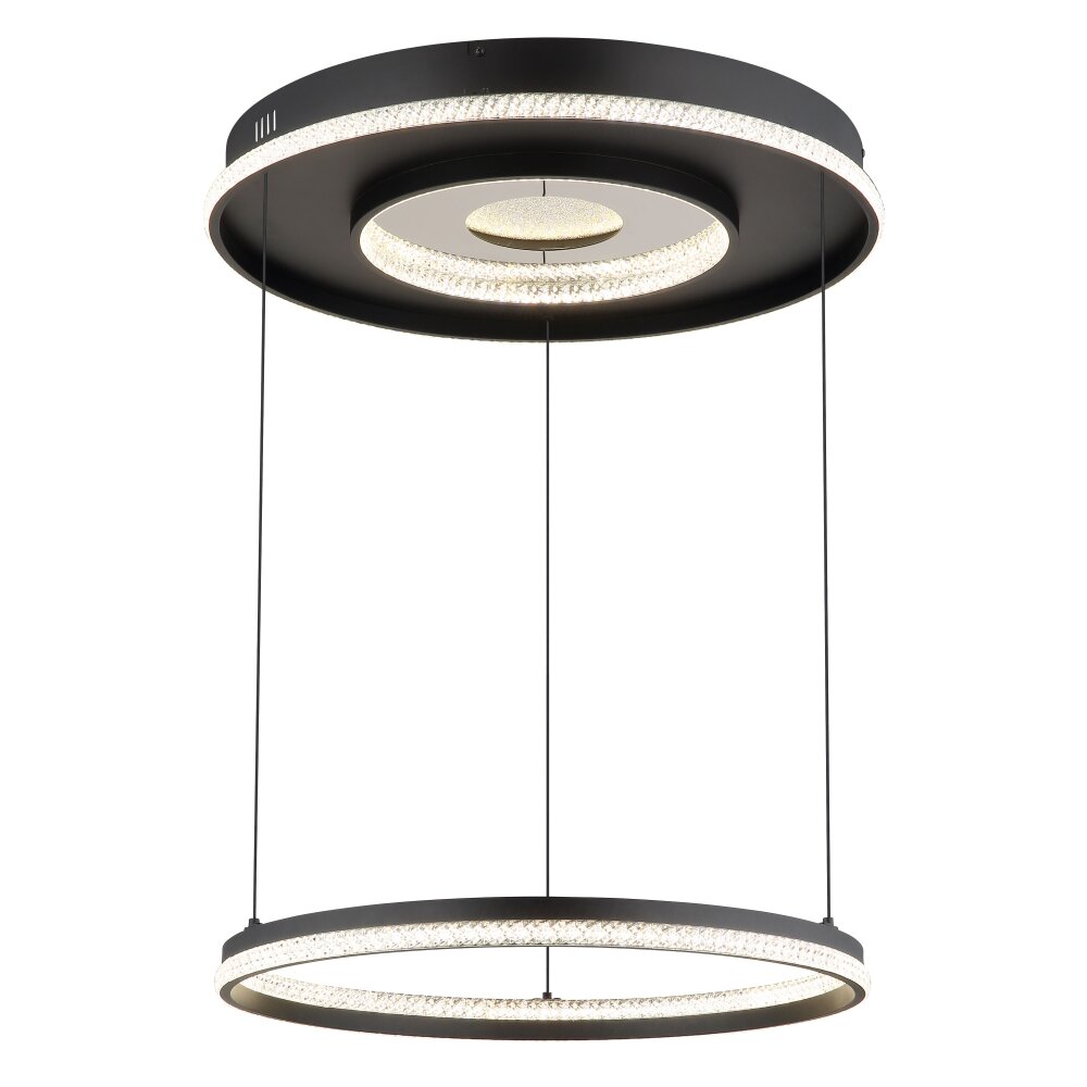 Globo Marsh Hanglamp LED Zwart, 1-licht, Afstandsbediening main product photo