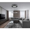 Globo Marsh Hanglamp LED Zwart, 1-licht, Afstandsbediening