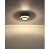 Globo Jayden Plafondlamp LED Antraciet, Zwart, 1-licht