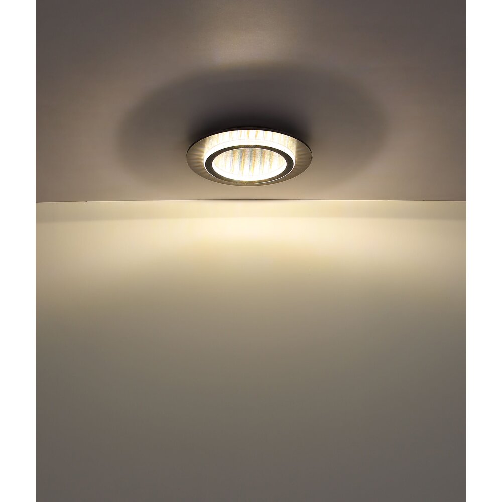 Globo Jayden Plafondlamp LED Antraciet, Zwart, 1-licht