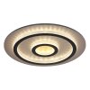 Globo Jayden Plafondlamp LED Goud, Zwart, 1-licht, Afstandsbediening