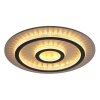 Globo Jayden Plafondlamp LED Goud, Zwart, 1-licht, Afstandsbediening