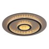 Globo Jayden Plafondlamp LED Goud, Zwart, 1-licht, Afstandsbediening