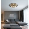 Globo Jayden Plafondlamp LED Antraciet, Zwart, 1-licht, Afstandsbediening