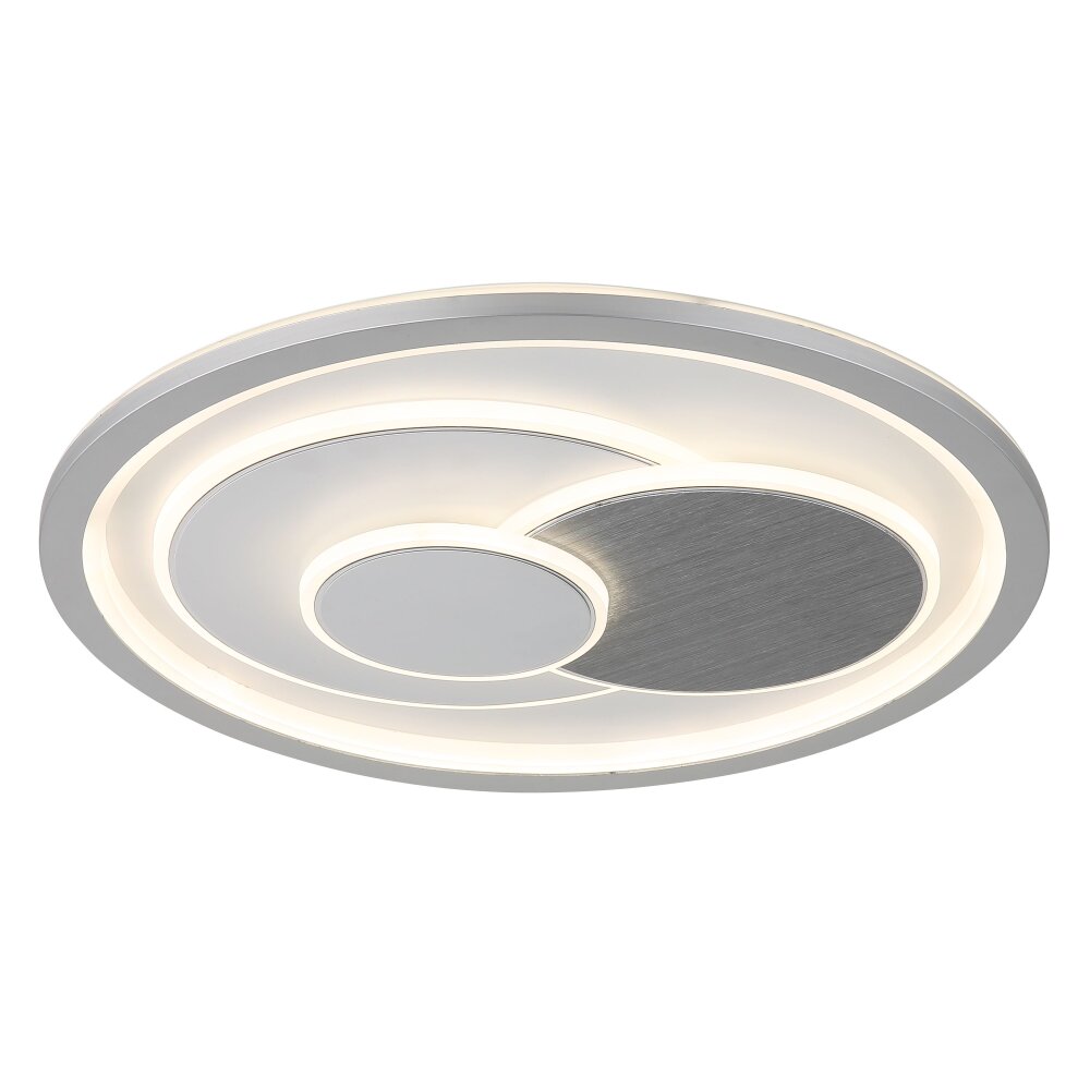 Globo Ruiz Plafondlamp LED Zilver, Wit, 1-licht main product photo