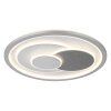 Globo Ruiz Plafondlamp LED Zilver, Wit, 1-licht