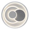 Globo Ruiz Plafondlamp LED Zilver, Wit, 1-licht
