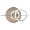 Globo Norris Plafondlamp LED Champagne, Chroom, 1-licht