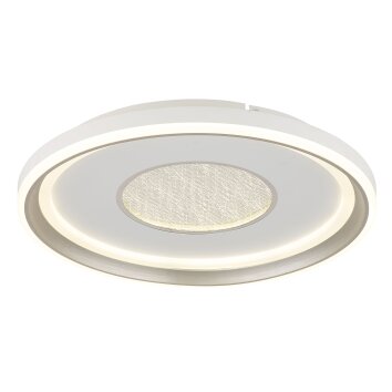 Globo Eila Plafondlamp LED Wit, 1-licht, Afstandsbediening