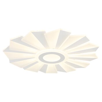 Globo Alwina Plafondlamp LED Wit, 1-licht, Afstandsbediening