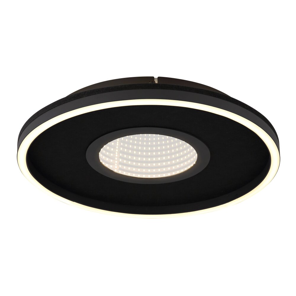 Globo Emory Plafondlamp LED Zwart, 1-licht main product photo