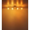 Globo Zachery Plafondlamp Nikkel mat, 4-lichts