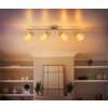 Globo Zachery Plafondlamp Messing, 4-lichts