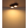 Globo Raymond Plafondlamp LED Antraciet, Zwart, 1-licht