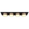Globo Raymond Plafondlamp LED Antraciet, Zwart, 1-licht