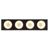 Globo Raymond Plafondlamp LED Antraciet, Zwart, 1-licht