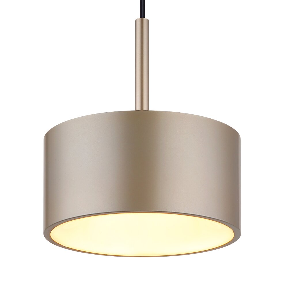 Globo Raymond Hanglamp LED Antraciet, Zwart, 1-licht
