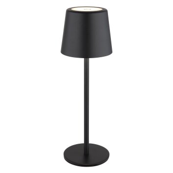 Globo Vancouver Tafellamp LED Zwart, 1-licht