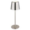 Globo Vancouver Tafellamp LED Nikkel mat, 1-licht