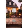 Globo Vancouver Tafellamp LED Nikkel mat, 1-licht