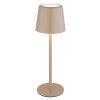 Globo Vancouver Tafellamp LED Zandkleurig, 1-licht