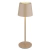 Globo Vancouver Tafellamp LED Zandkleurig, 1-licht