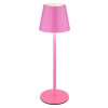 Globo Vannie Tafellamp LED Roze, 1-licht
