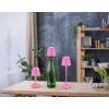 Globo Vannie Tafellamp LED Roze, 1-licht