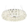 Globo Diann Hanglamp LED Chroom, 1-licht